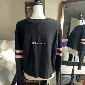 Champion Black Long Sleeve Top